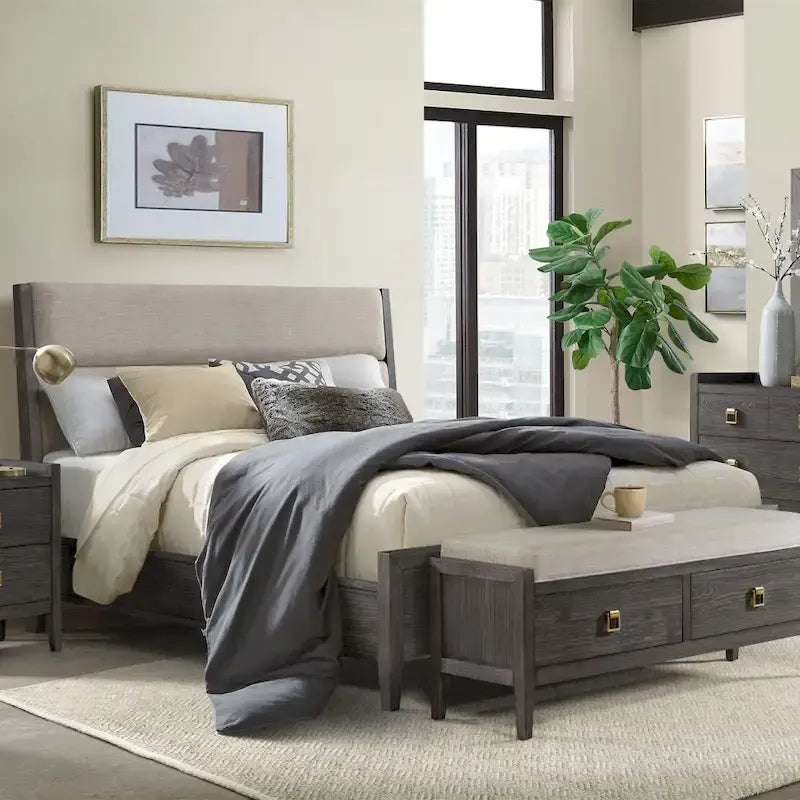 Portia Complete Upholstered Bed Set