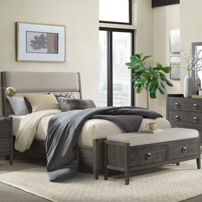 Portia Complete Upholstered Bed Set