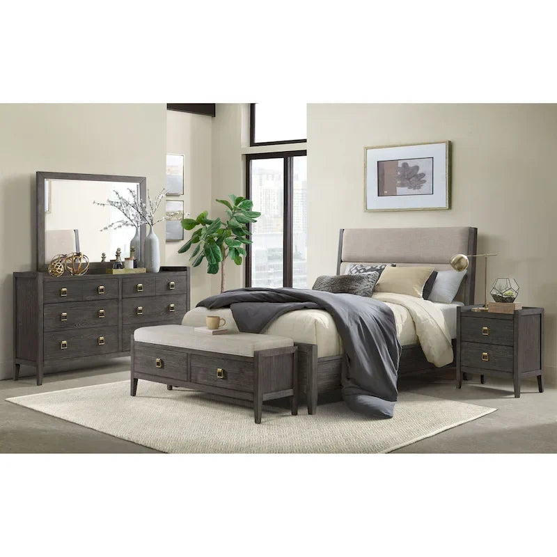 Portia Complete Upholstered Bed Set