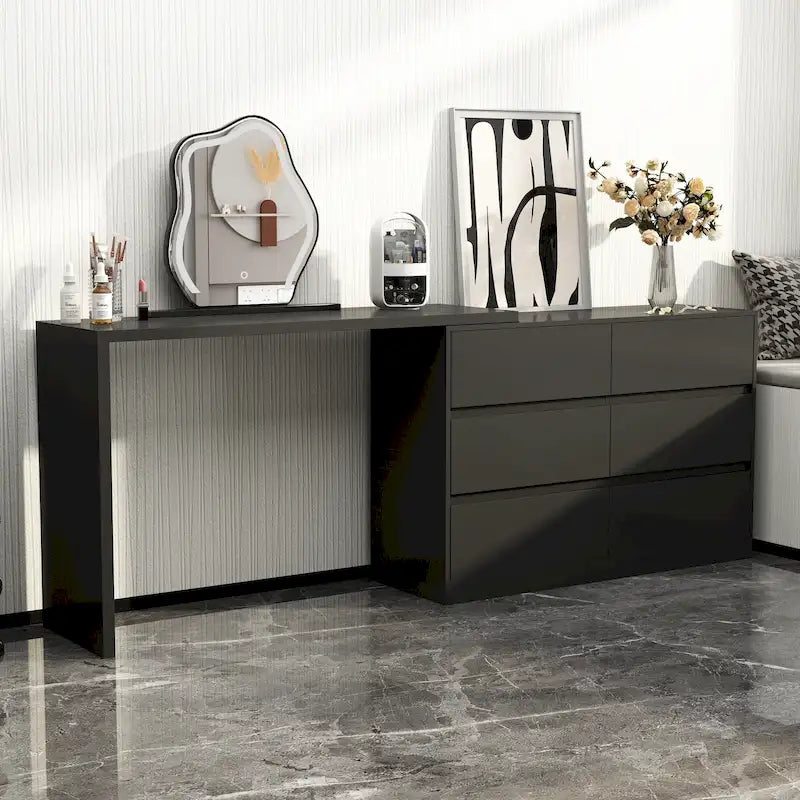 Coiffeuse pivotante