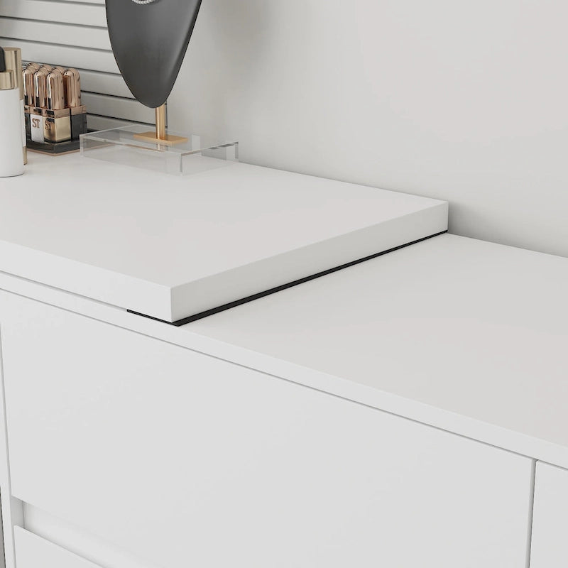 Coiffeuse pivotante