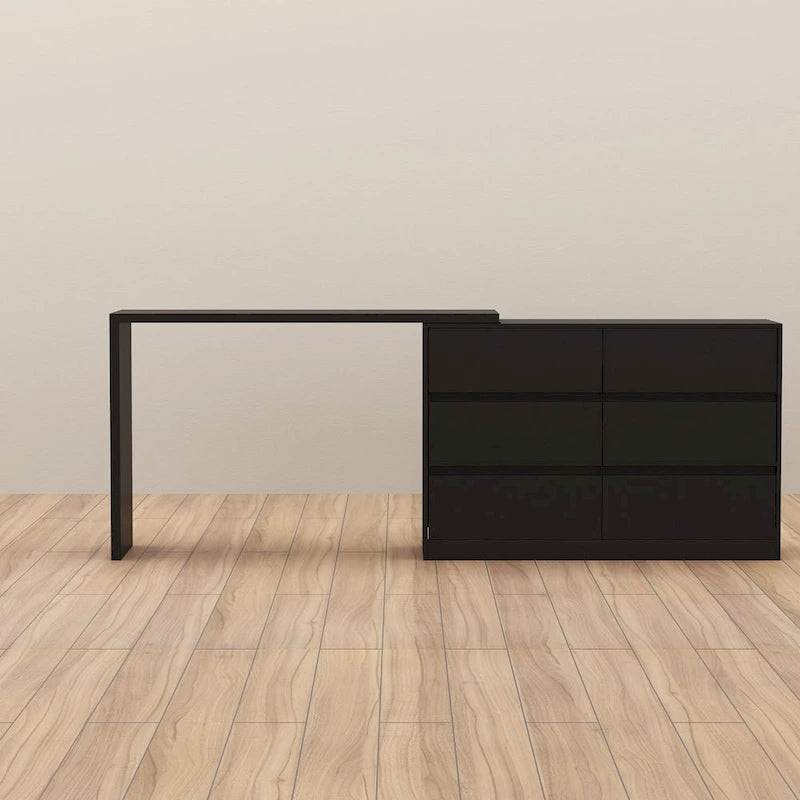 Coiffeuse pivotante