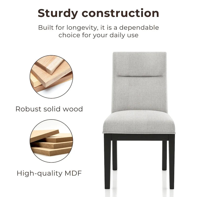 Chaise d'appoint moderne rembourrée