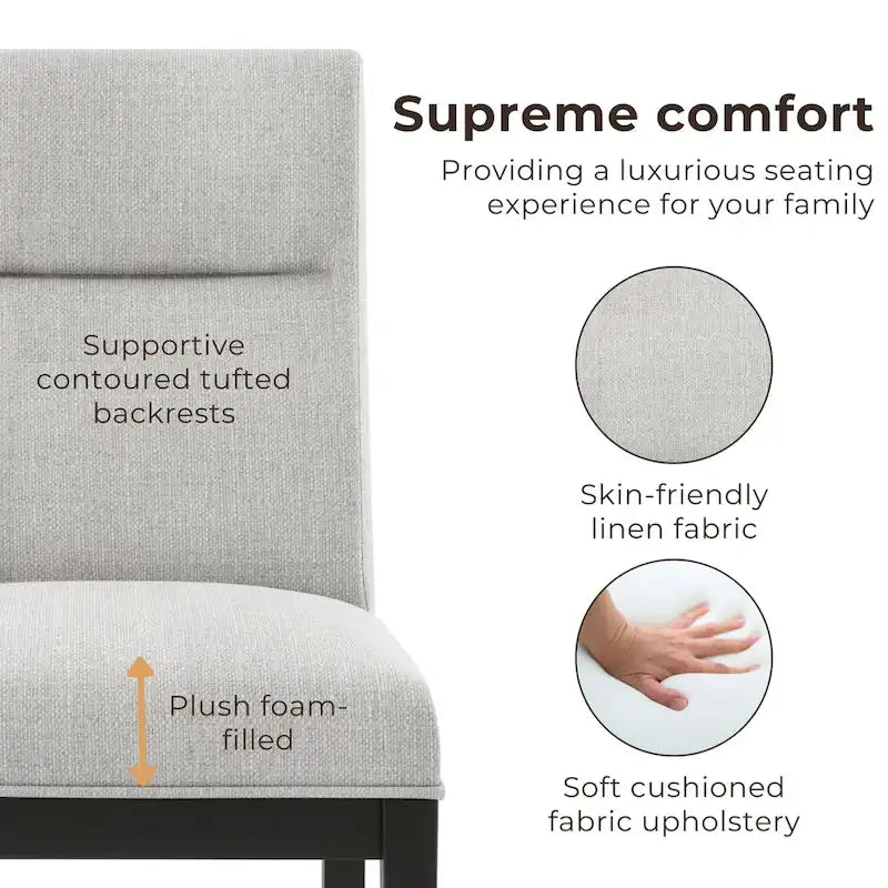 Chaise d'appoint moderne rembourrée