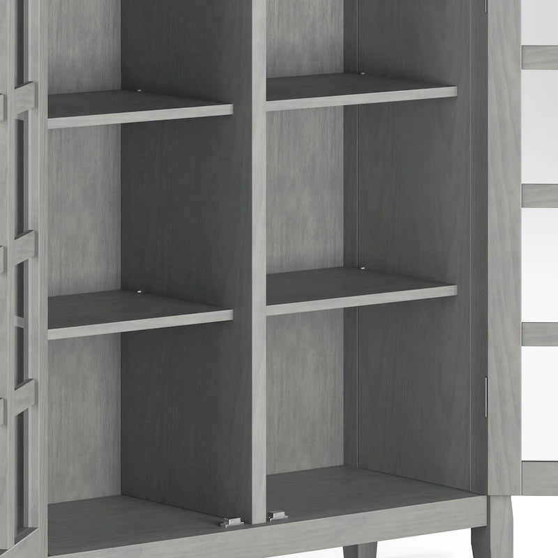 Armoire de rangement en bois massif