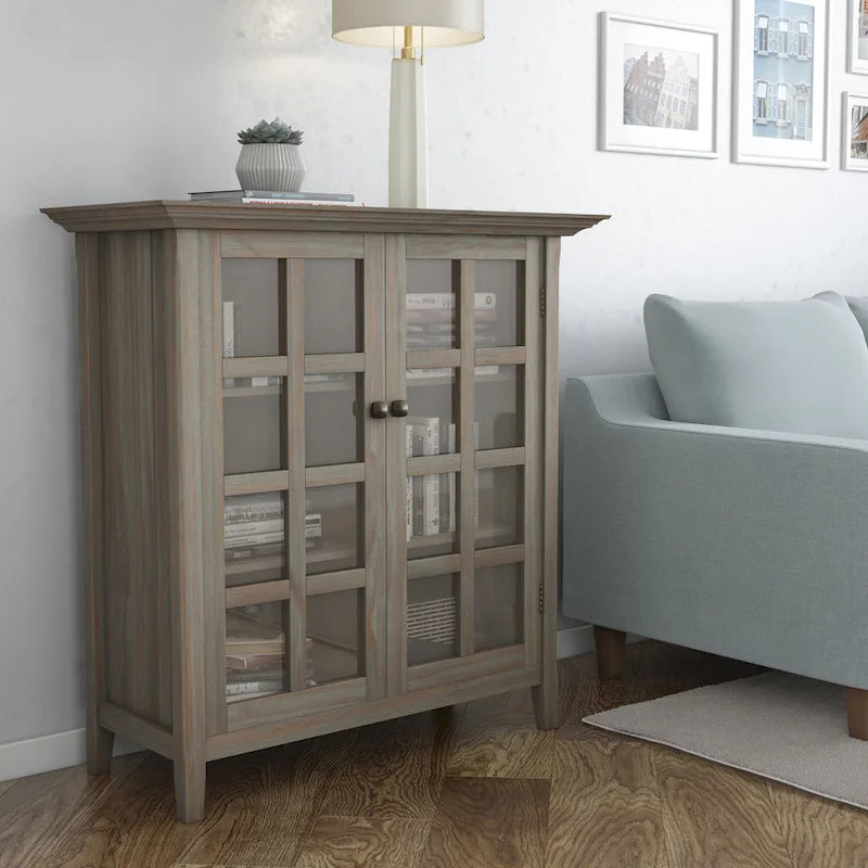 Armoire de rangement en bois massif