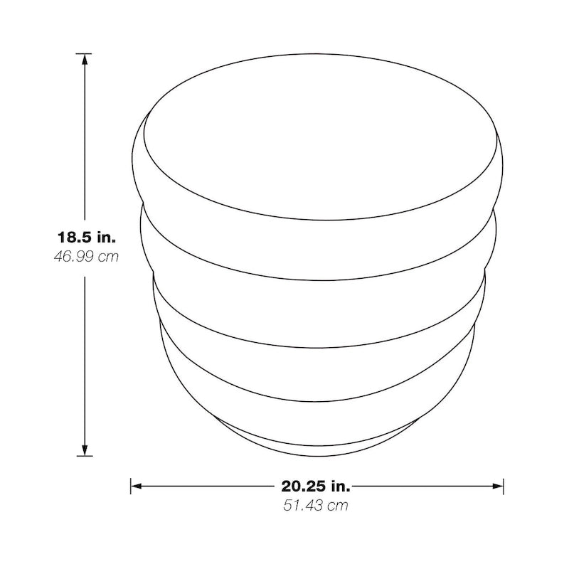 Pouf de rangement