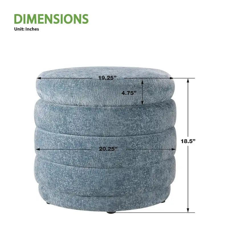 Pouf de rangement