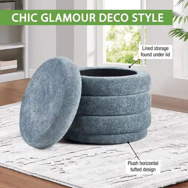 Pouf de rangement
