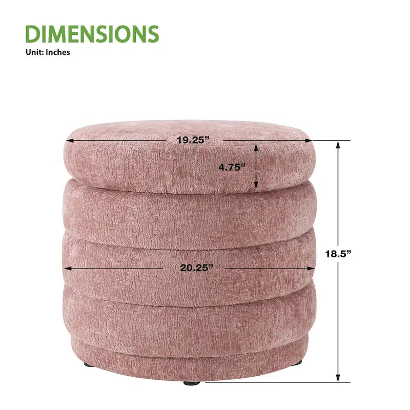 Pouf de rangement
