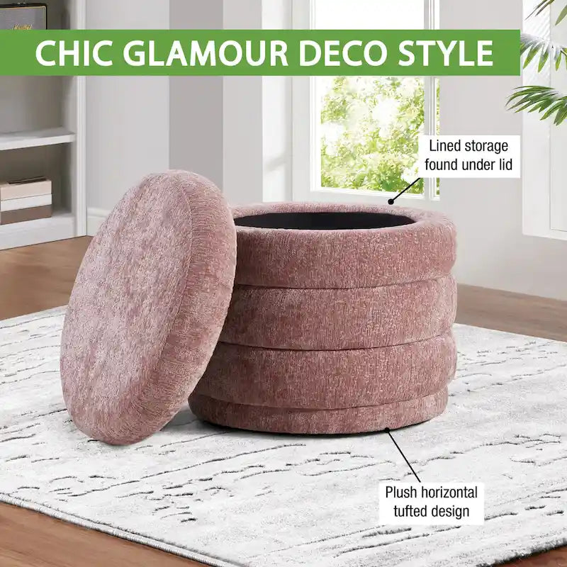 Pouf de rangement