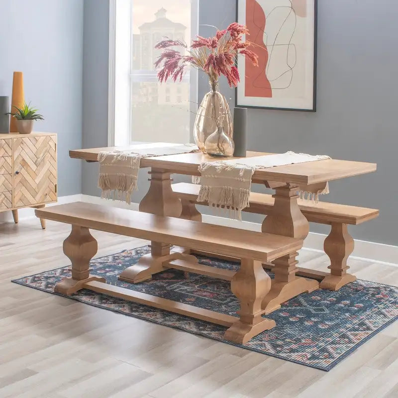 Banc de salle à manger en bois massif