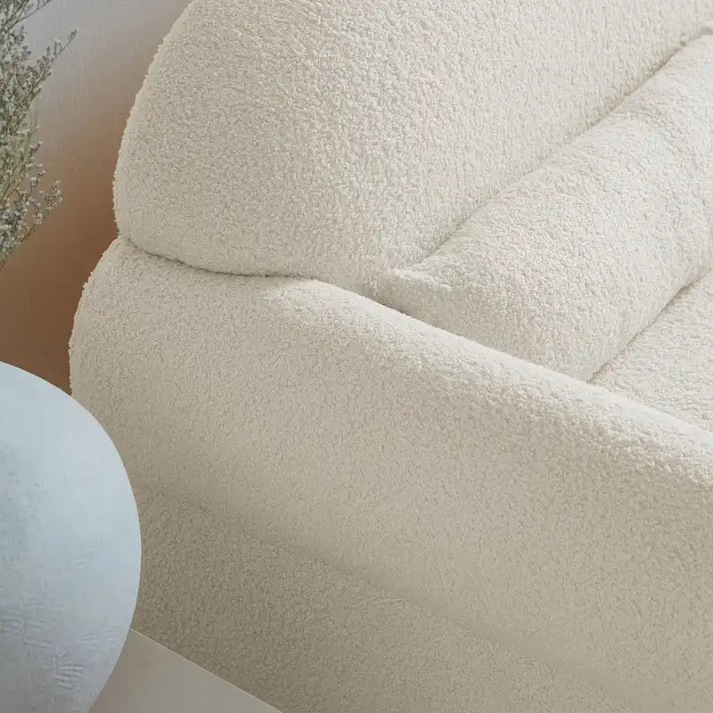 Canapé double moderne en peluche