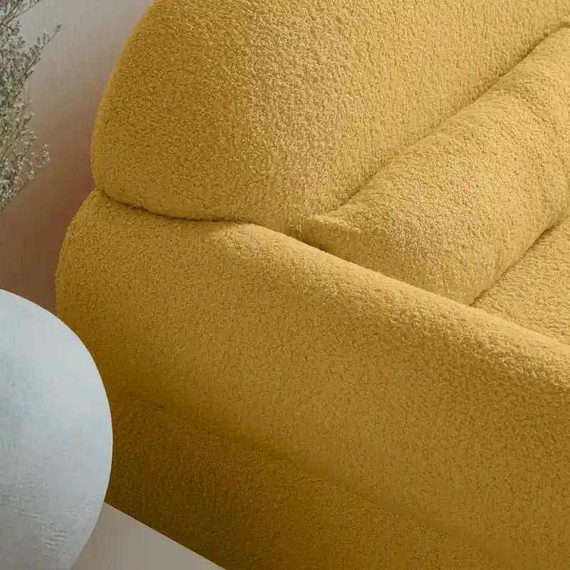Canapé double moderne en peluche