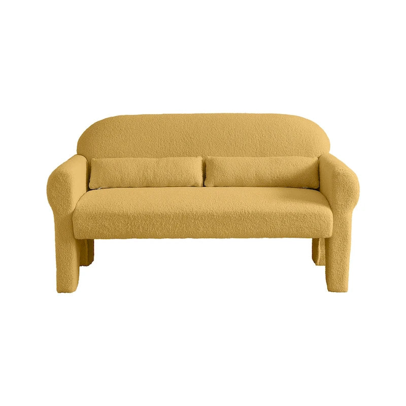 Canapé double moderne en peluche