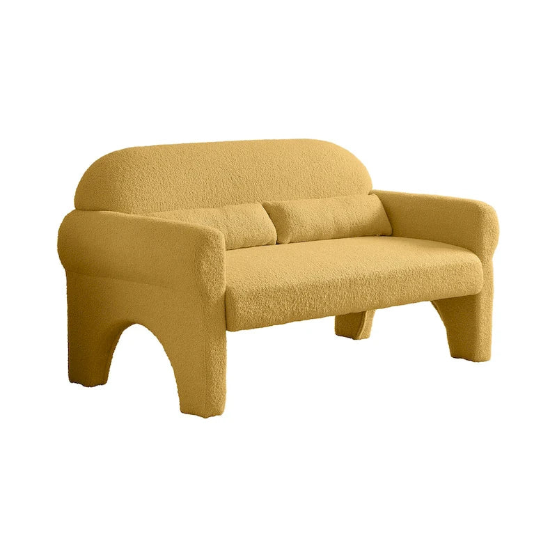 Canapé double moderne en peluche