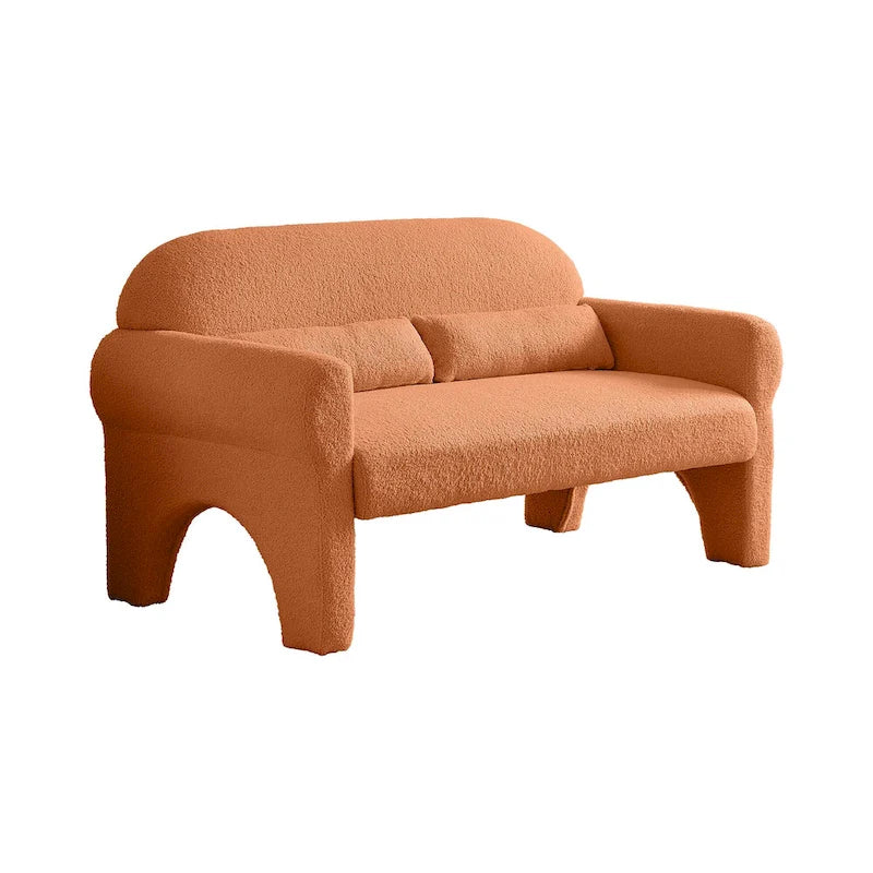 Canapé double moderne en peluche