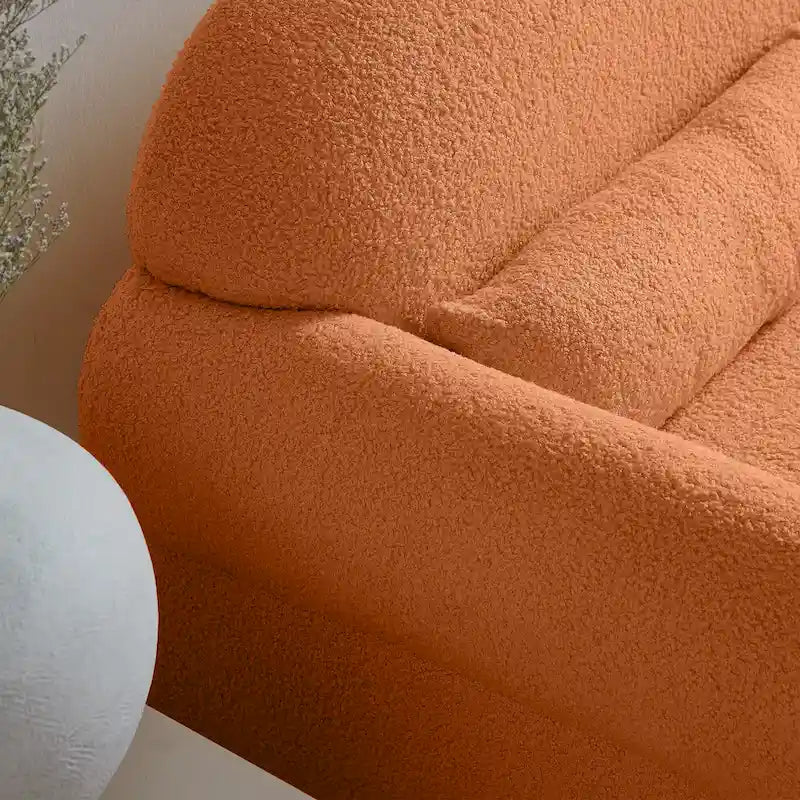 Canapé double moderne en peluche