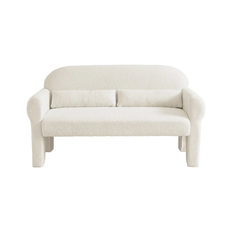 Canapé double moderne en peluche