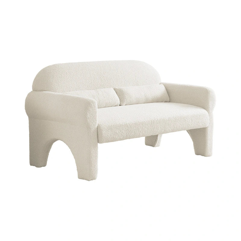 Canapé double moderne en peluche