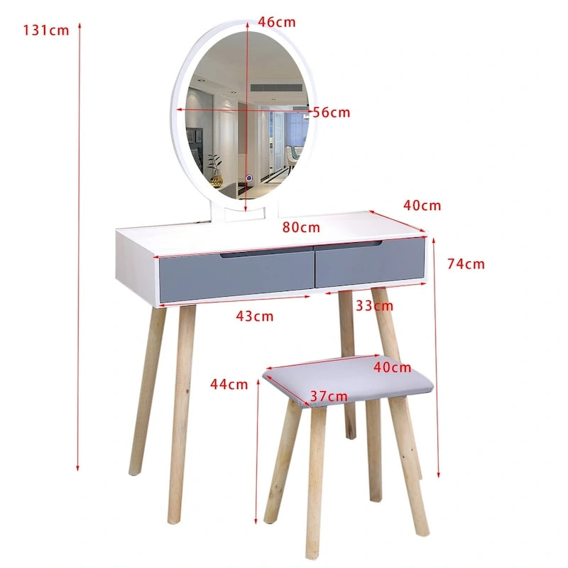 Ensemble de coiffeuse moderne pour chambre à coucher
