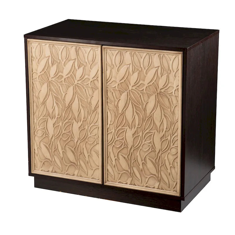 Armoires de cuisine de style transitoire en bois brun