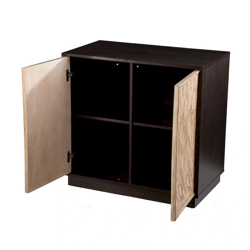 Armoires de cuisine de style transitoire en bois brun
