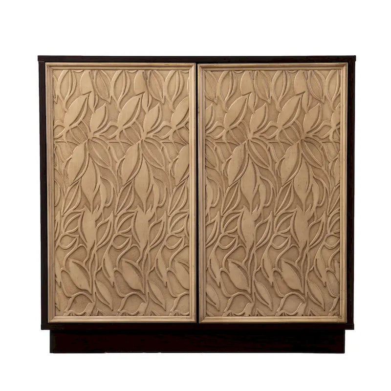 Armoires de cuisine de style transitoire en bois brun