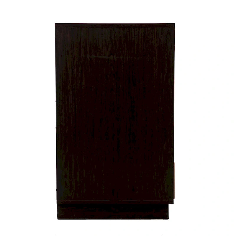 Armoires de cuisine de style transitoire en bois brun