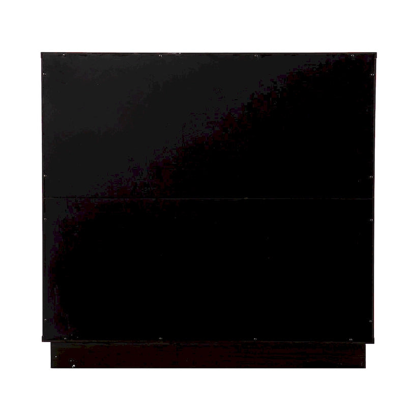 Armoires de cuisine de style transitoire en bois brun