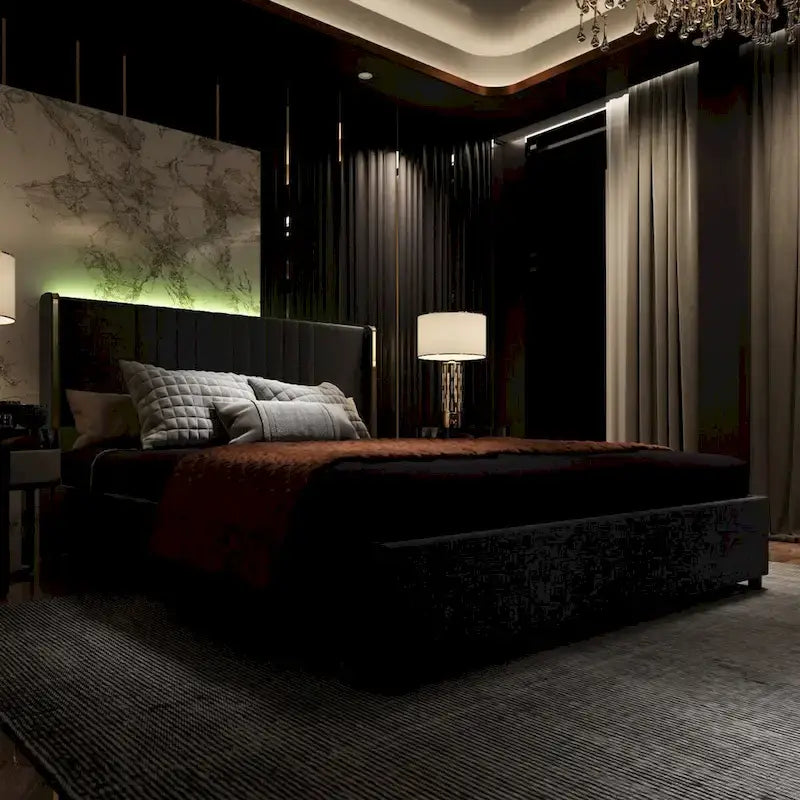 Modern Illuminated Bed Frame