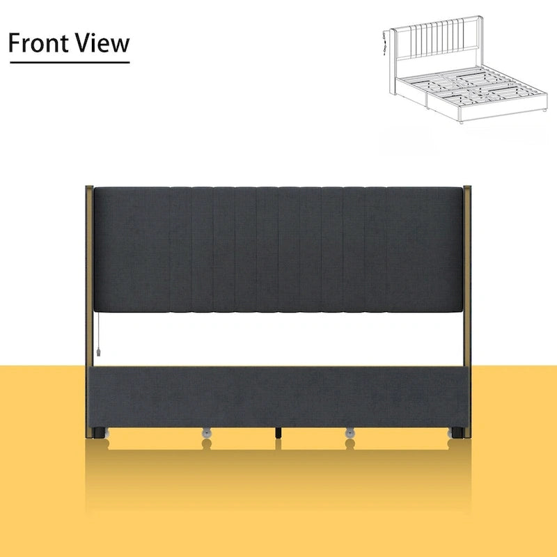 Modern Illuminated Bed Frame