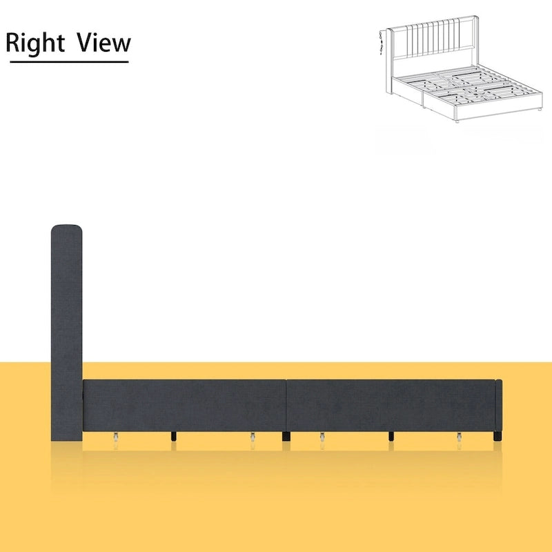 Modern Illuminated Bed Frame