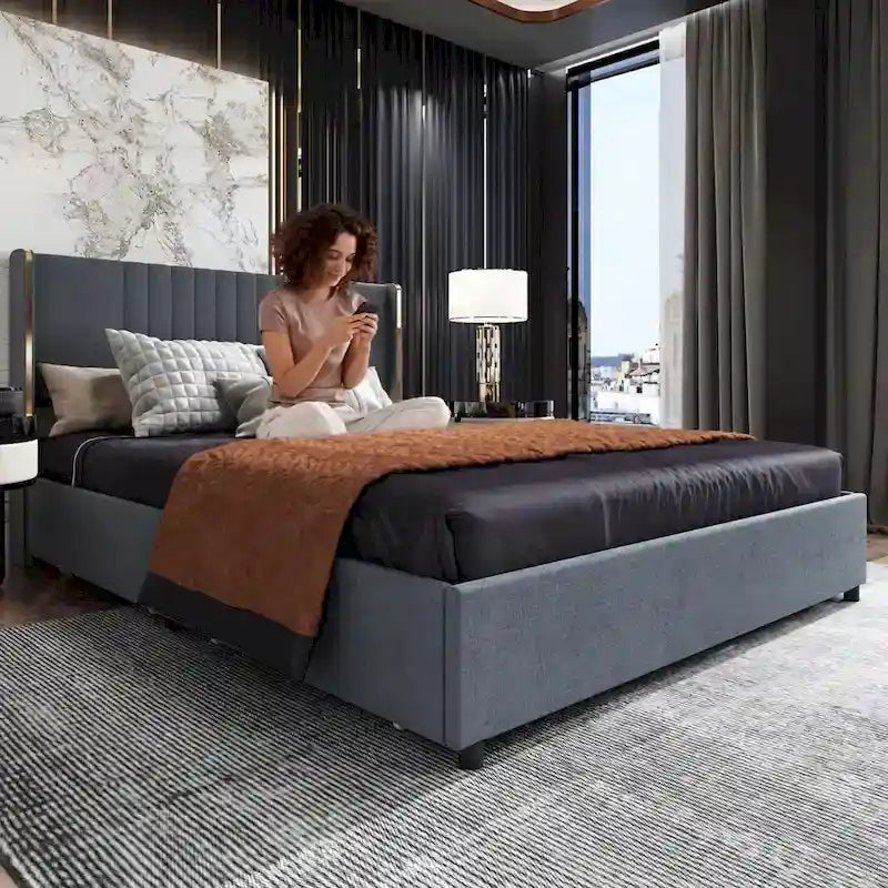 Modern Illuminated Bed Frame