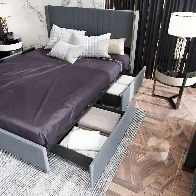 Modern Illuminated Bed Frame