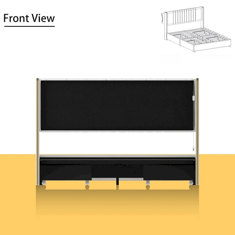 Modern Illuminated Bed Frame