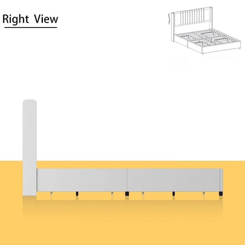 Modern Illuminated Bed Frame