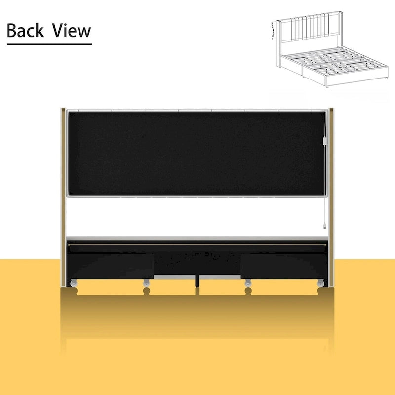 Modern Illuminated Bed Frame