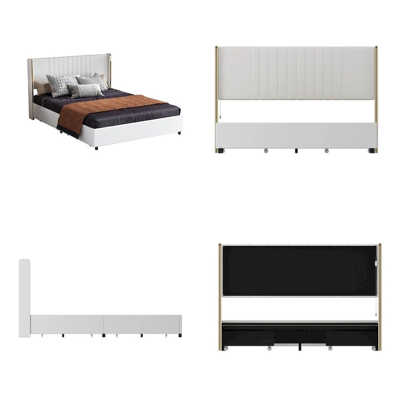 Modern Illuminated Bed Frame
