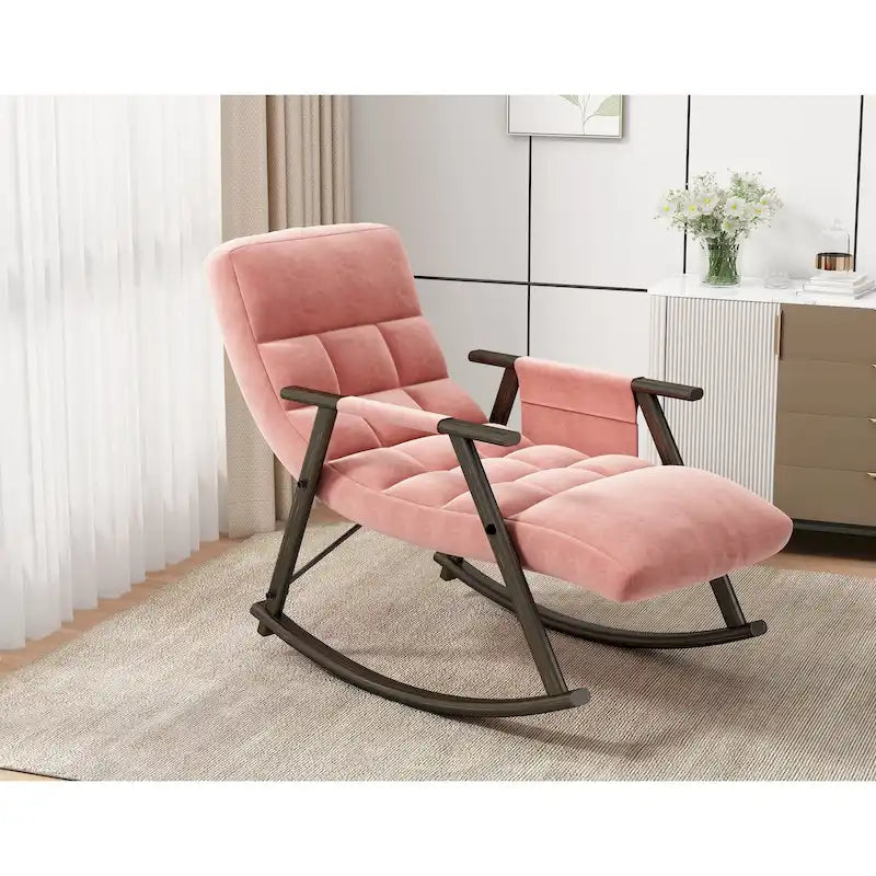 Chaise à bascule pliante de jardin