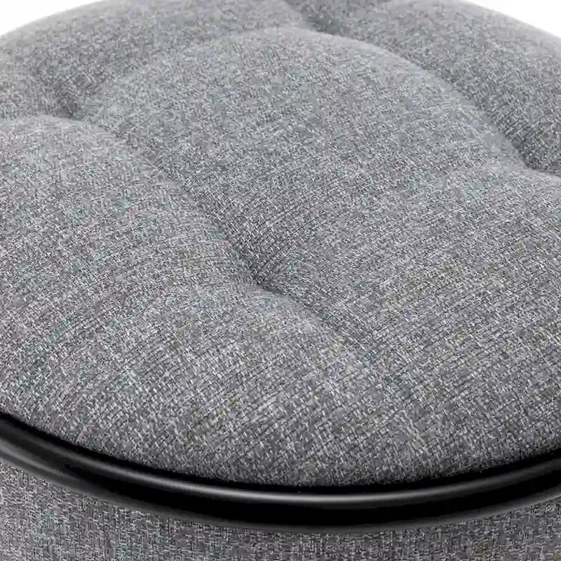 tabouret de bar rond avec rangement