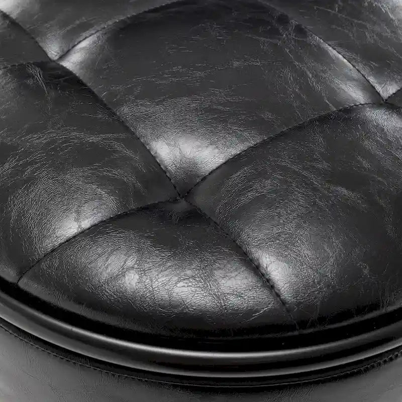 tabouret de bar rond avec rangement