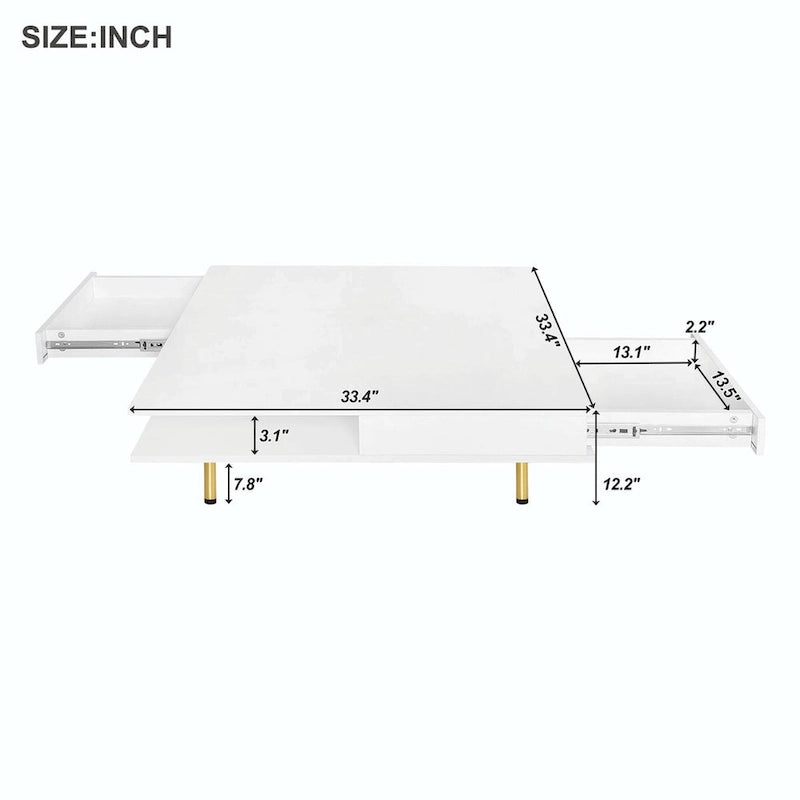 Table basse laquée