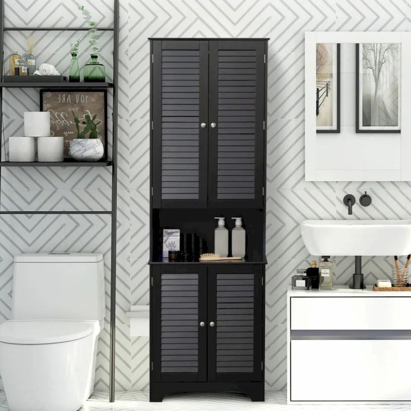 Meuble de rangement de salle de bain autoportant