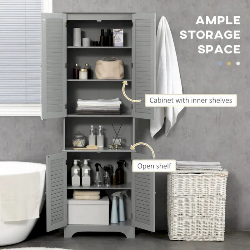Meuble de rangement de salle de bain autoportant