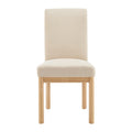 Chaise de salle à manger à dossier haut en chenille
