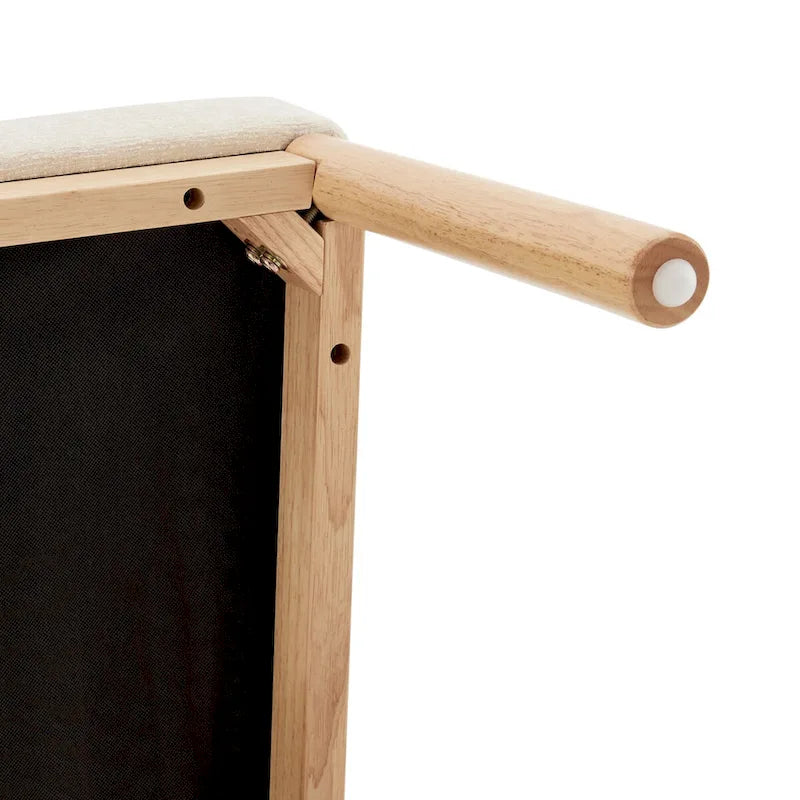Chaise de salle à manger à dossier haut en chenille