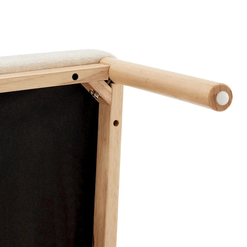 Chaise de salle à manger à dossier haut en chenille