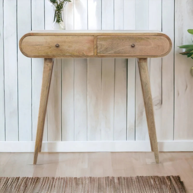 Table de contrôle en bois massif